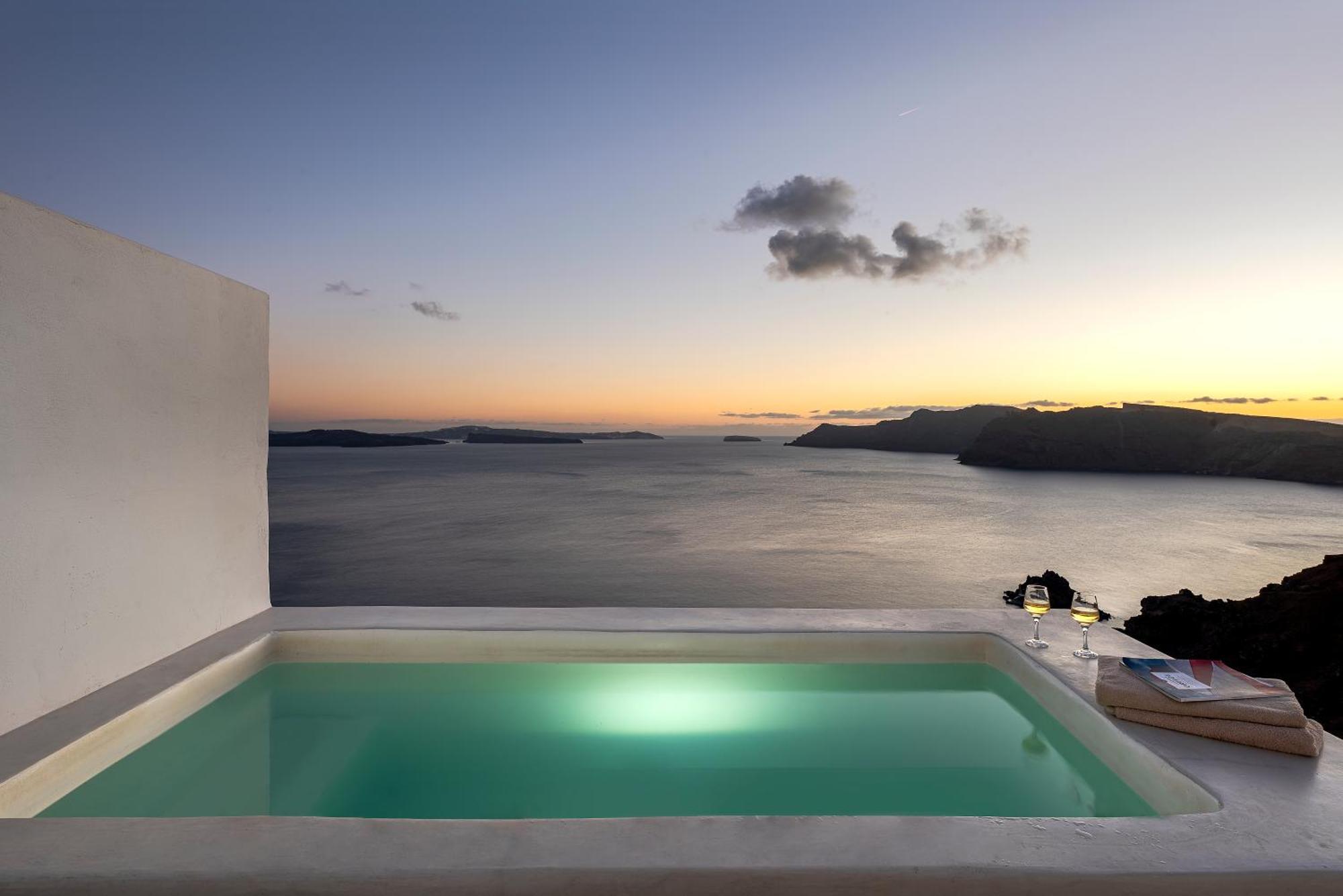Big Blue Villa By Caldera Houses Oia  Bagian luar foto