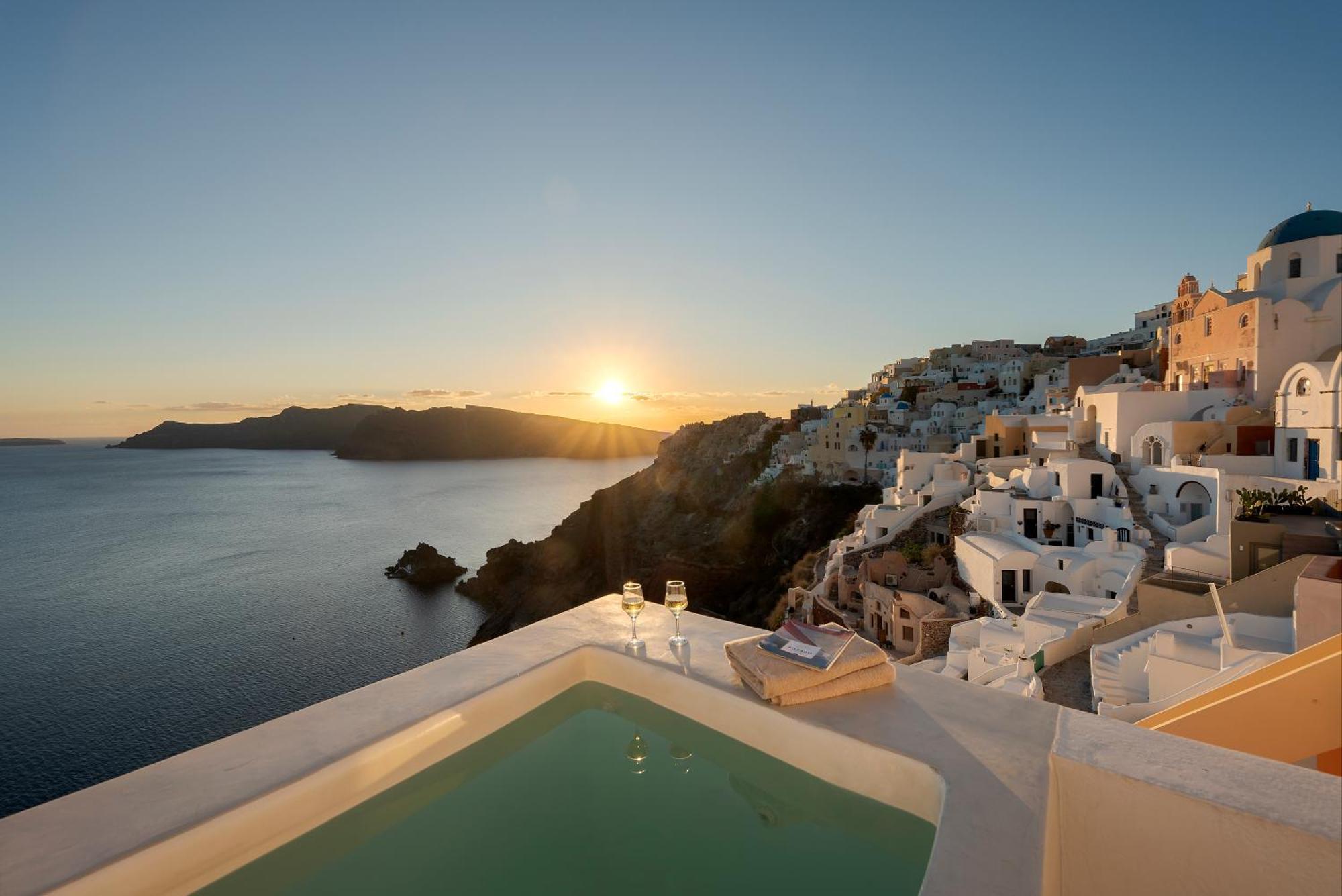 Big Blue Villa By Caldera Houses Oia  Bagian luar foto