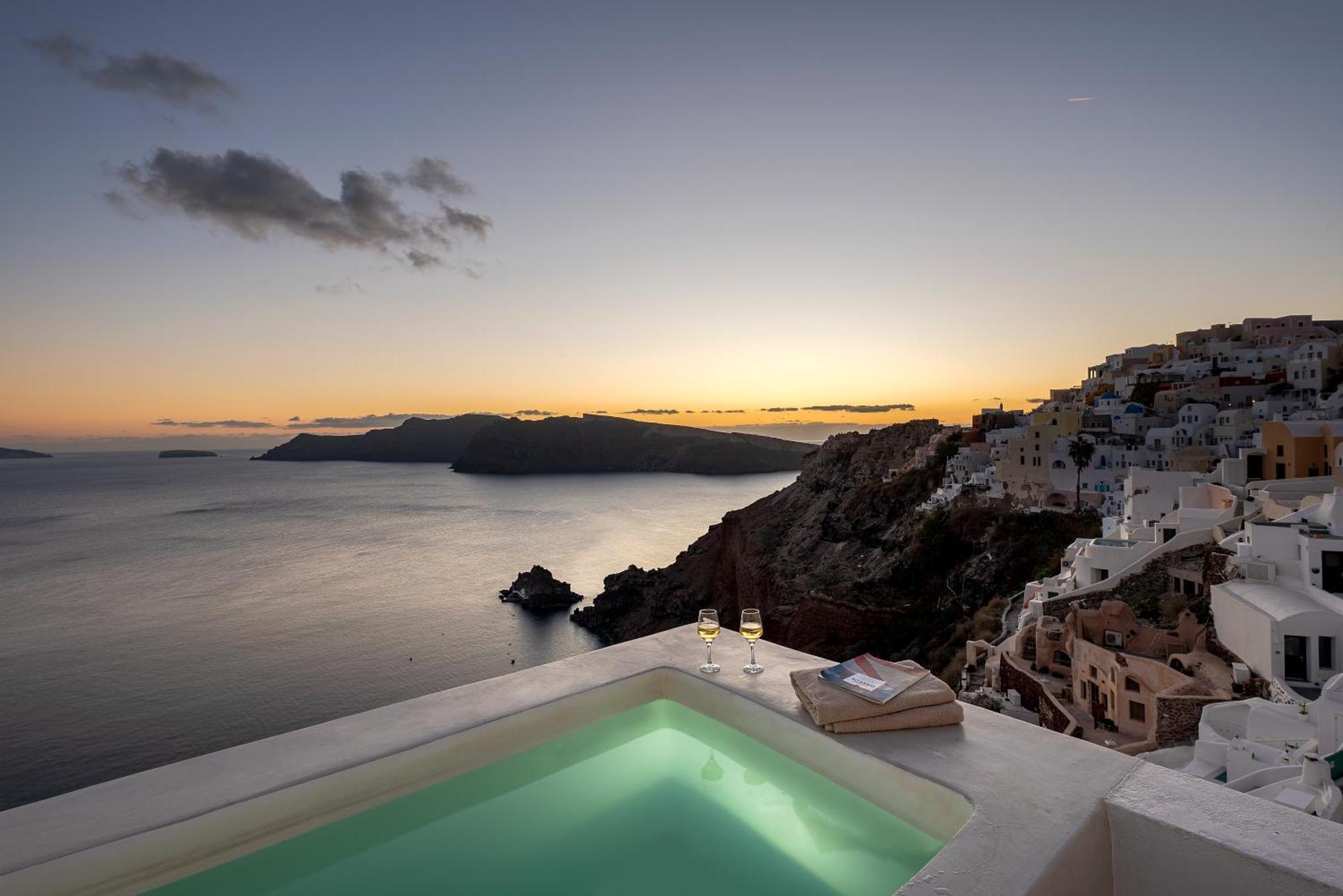 Big Blue Villa By Caldera Houses Oia  Bagian luar foto